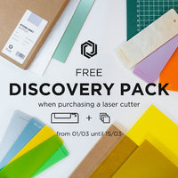 Discovery Pack Materialpaket für Flux Laser