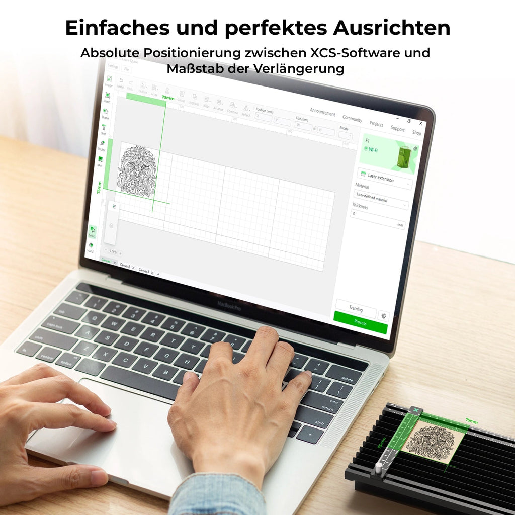 xTool F1/F2 Slide Extension