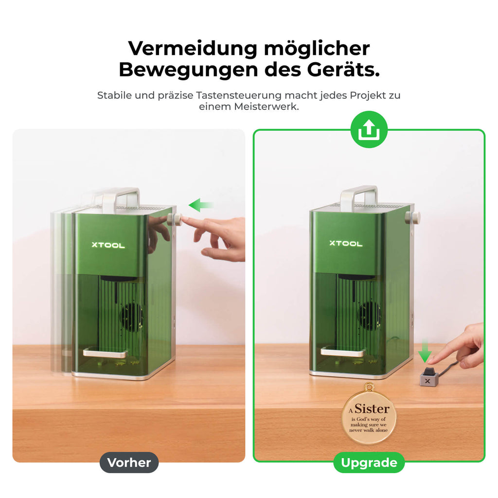 xTool F2/F1/F2 Ultra Pedal oder Button Schalter