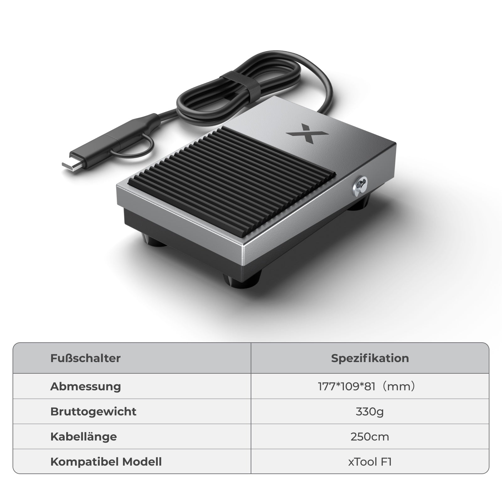 xTool F2/F1/F2 Ultra Pedal oder Button Schalter