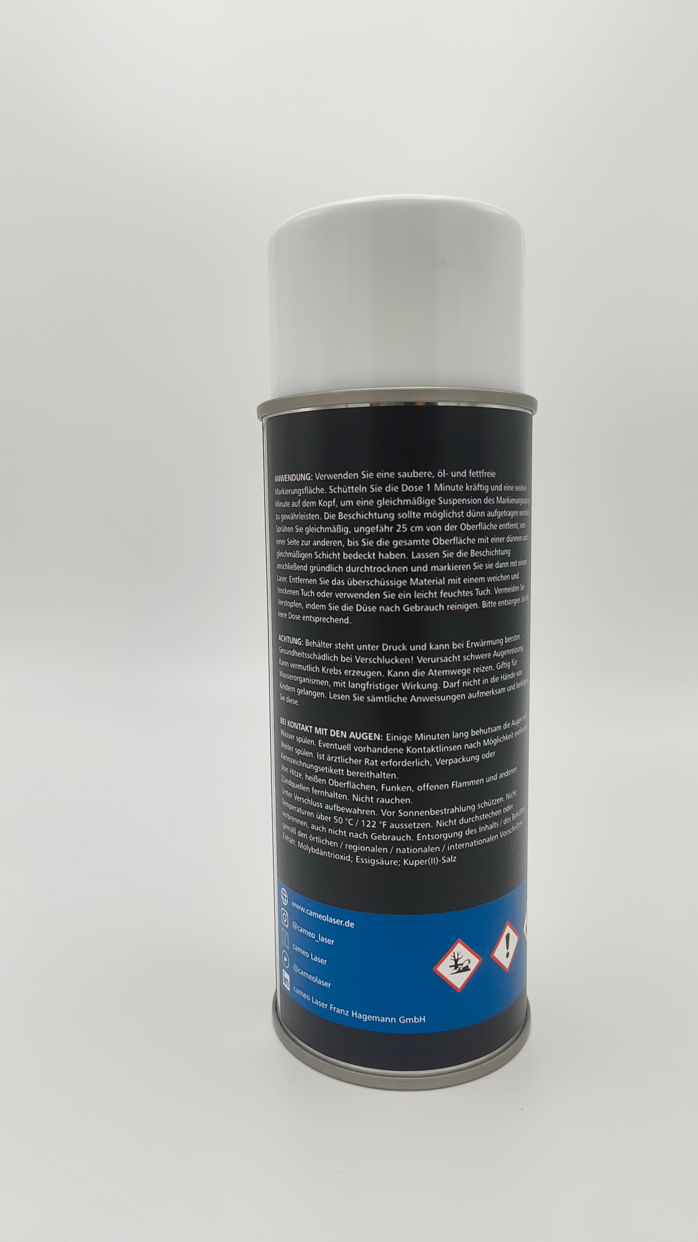 Spectrumark® SL TSC1201 BK Spray – Laser-Markierungsspray für präzise Metallgravuren