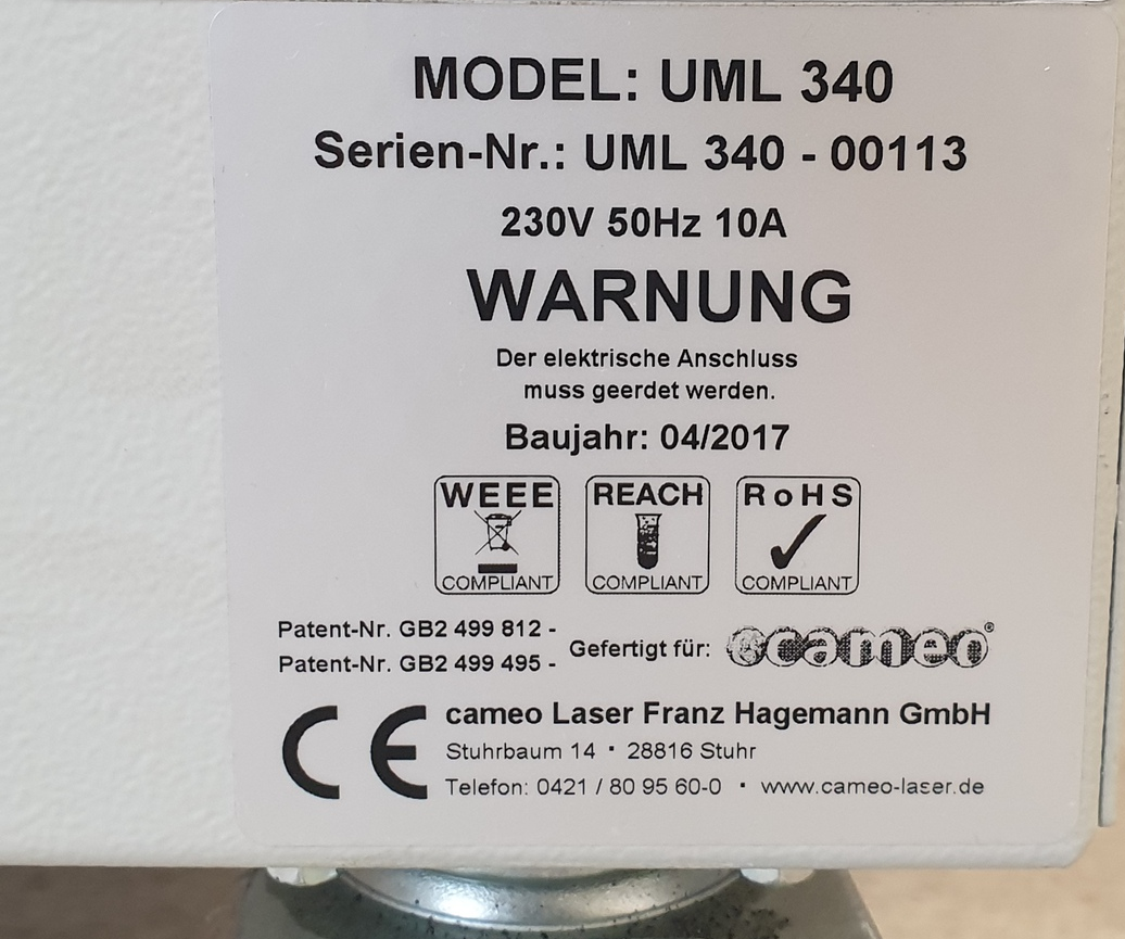 VACUAIR UML 340 Absauganlage