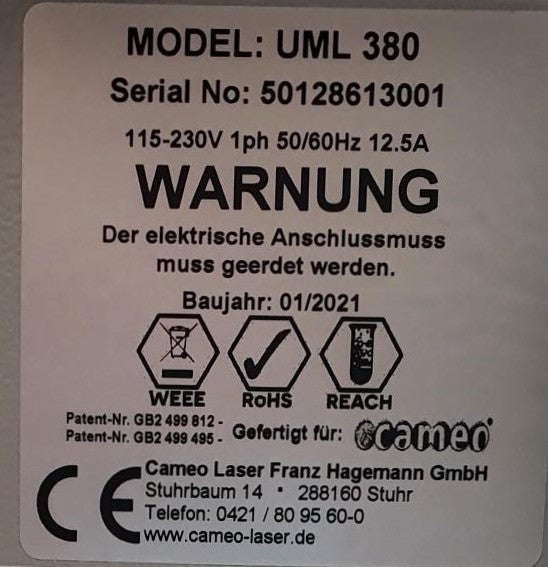 VACUAIR UML 380 Absauganlage