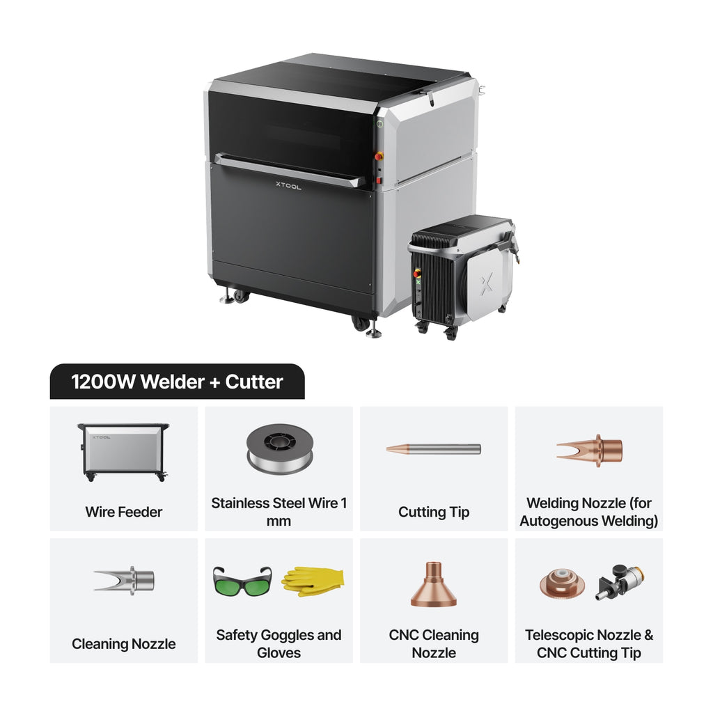xTool MetalFab Faserlaser Laserschweißgerät / CNC-Lasercutter (LK 4)
