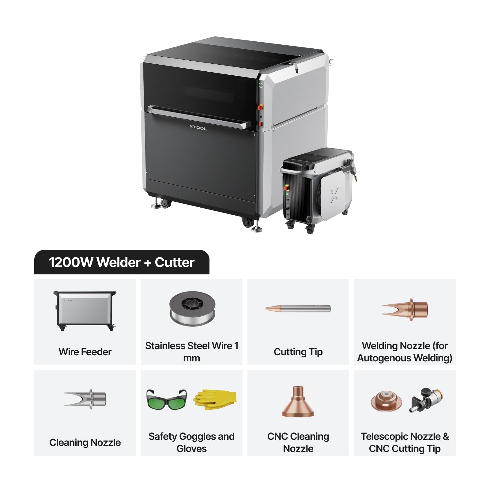 xTool MetalFab Faserlaser Laserschweißgerät / CNC-Lasercutter (LK 4)