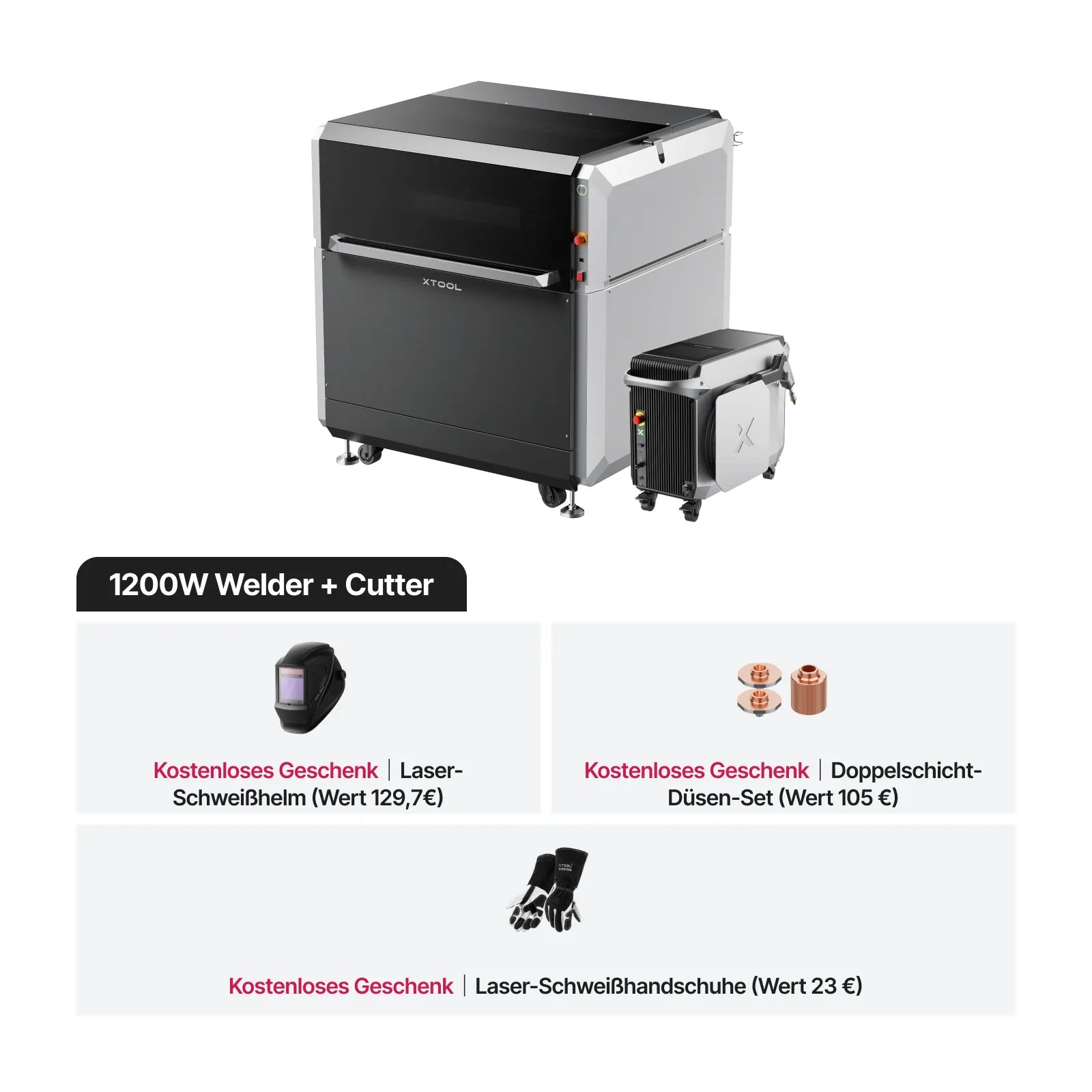 xTool MetalFab Laserschweißgerät / CNC-Schneider