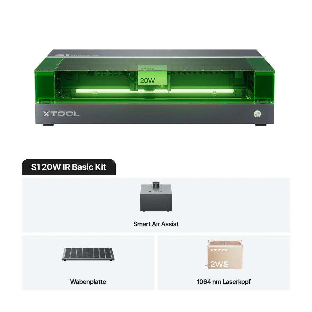 xTool S1 20W Diodenlasergravierer und Laser Cutter