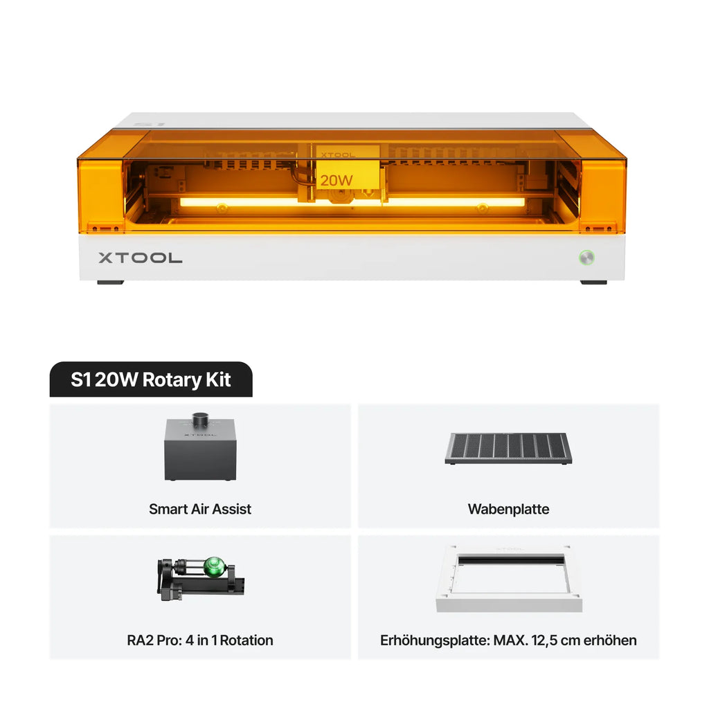 xTool S1 20W Diodenlasergravierer und Laser Cutter
