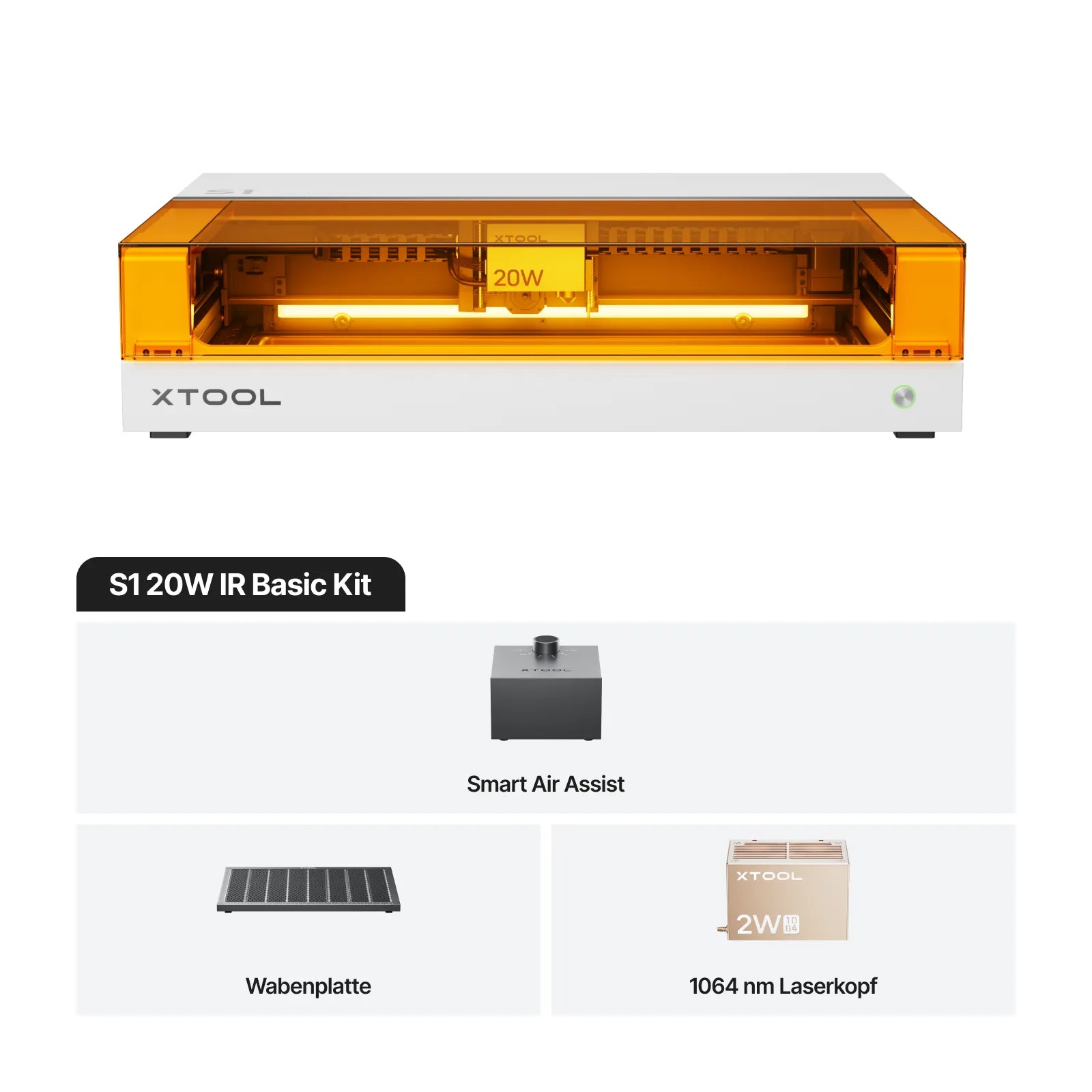 xTool S1 20W Diodenlasergravierer und Laser Cutter