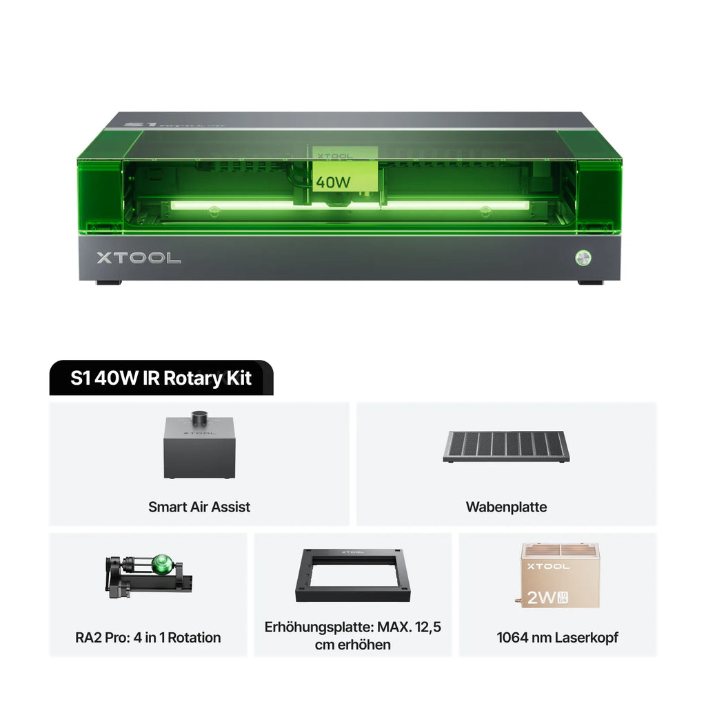 xTool S1  Diodenlasergravierer und Laser Cutter