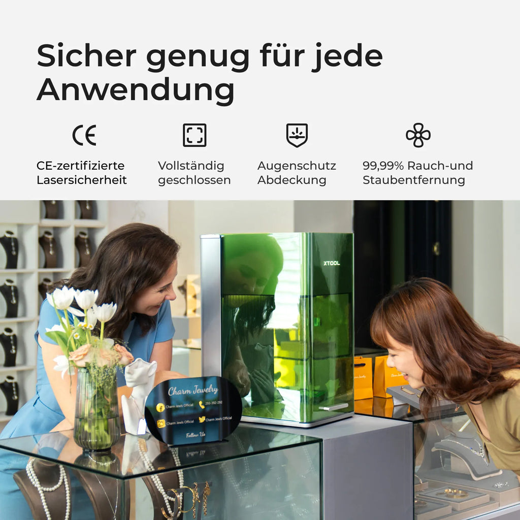 xTool F1 Ultra 20W Faser- und Diodenlasergravierer