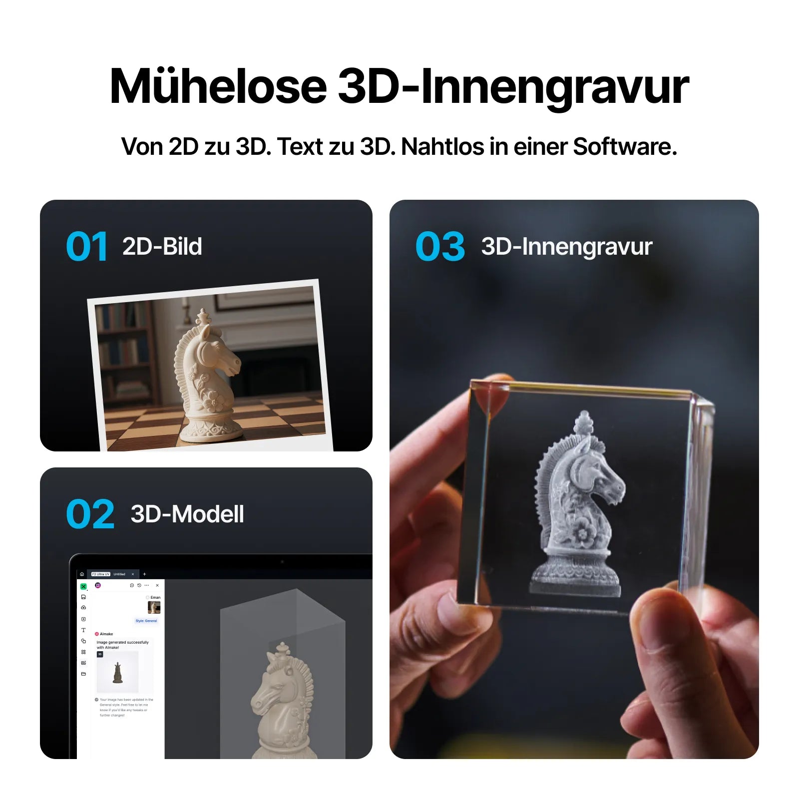 xTool F2 Ultra UV 5 W UV-Lasergravierer