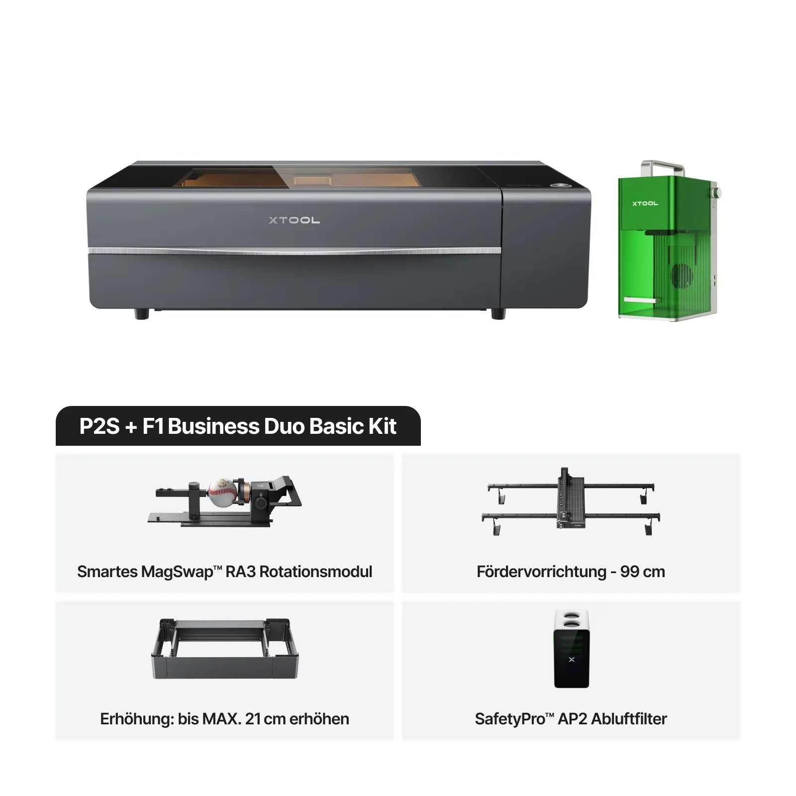 xTool P2S  + F1/F1 Ultra Business Duo